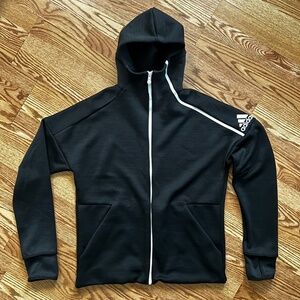 adidas Scuba Neck Full Zip Hoodie - Size L [Like New]